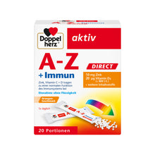 Doppelherz aktiv A‑Z + Immun Nahrungsergänzung, 20 Portionen, Orangen-Geschmack