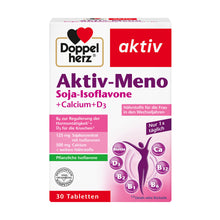 Doppelherz Aktiv-Meno Soja-Isoflavone Tabletten, 30 Stück, rote Verpackung