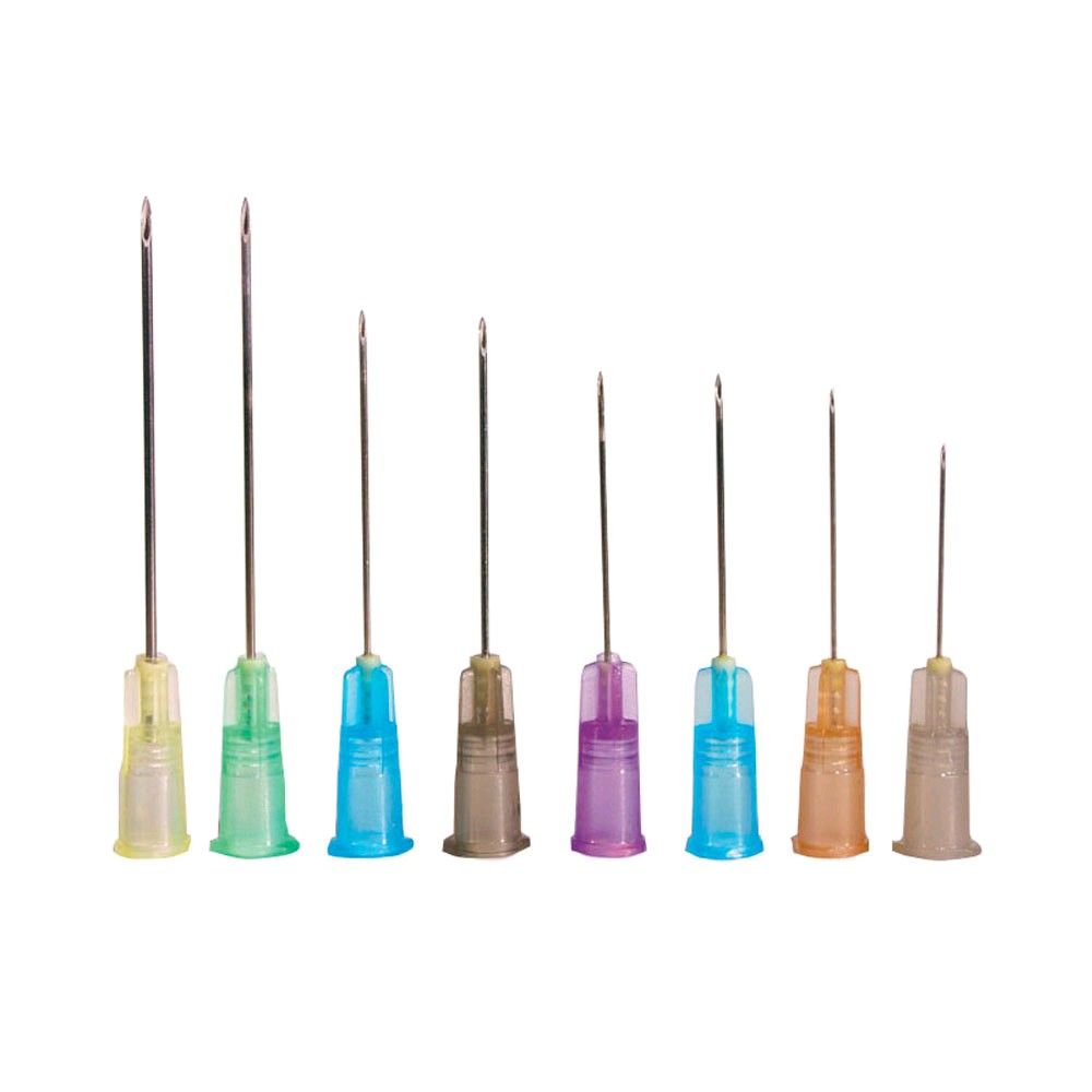 Dispomed Neoject Ultradünnwand-Kanülen-Set, mehrere Größen, farbige Kappen