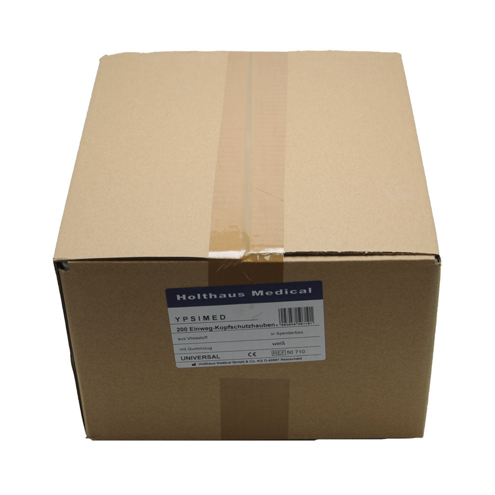 Holthaus Medical Box mit 200 Einweg-Kopfschutzhauben, Universal
