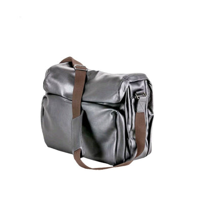 Schulterriemen für Primus Tasche, braunes Gurtband mit Metallverschluss und Schnalle