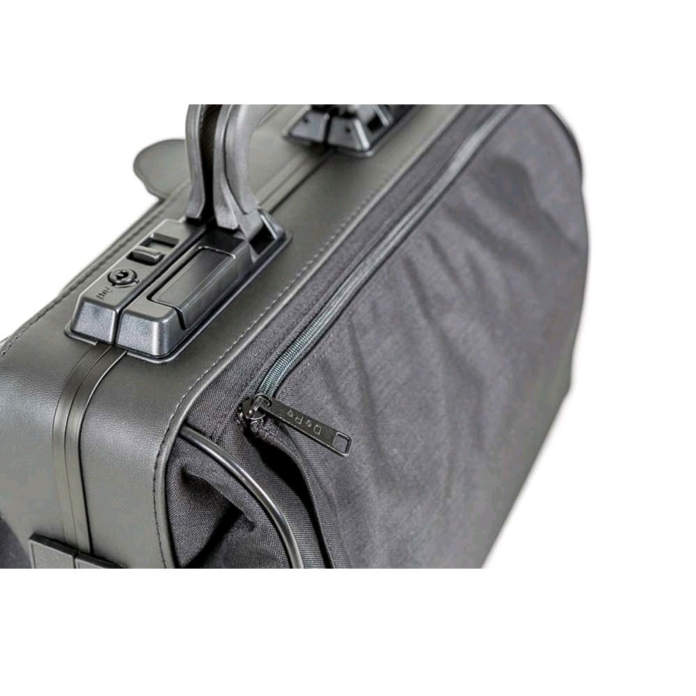 Dürasol Doktortasche Detail: Frontfach, Reißverschluss und Metallbeschläge