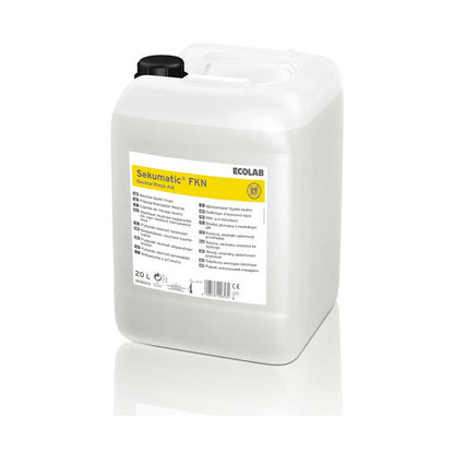 Klarspüler-Kanister Sekumatic FKN von ECOLAB, weiß, 20 L, mit schwarzem Deckel