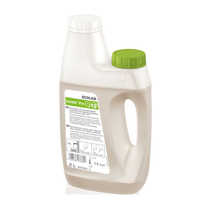 Ecolab Incidin Pro Flächendesinfektion, 2-L-Kanister mit grünem Deckel