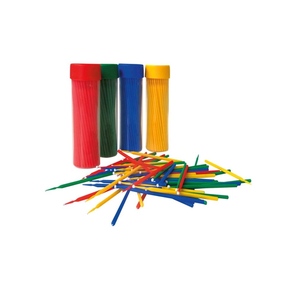 Euronda Monoart Applikatoren mit flexibler Spitze, farbige Hüllen (rot, grün, blau, gelb)
