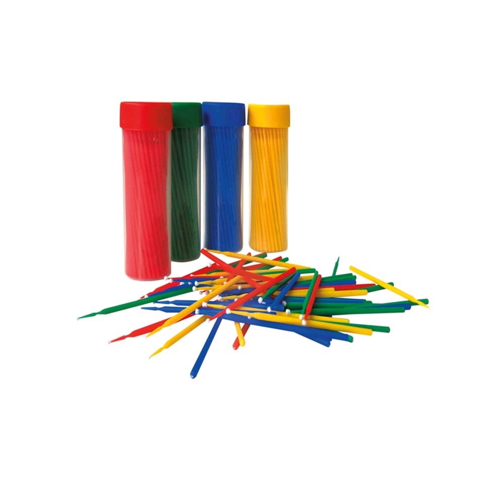 Euronda Monoart Applikatoren mit flexibler Spitze, farbiges Sortiment (rot, grün, blau, gelb)