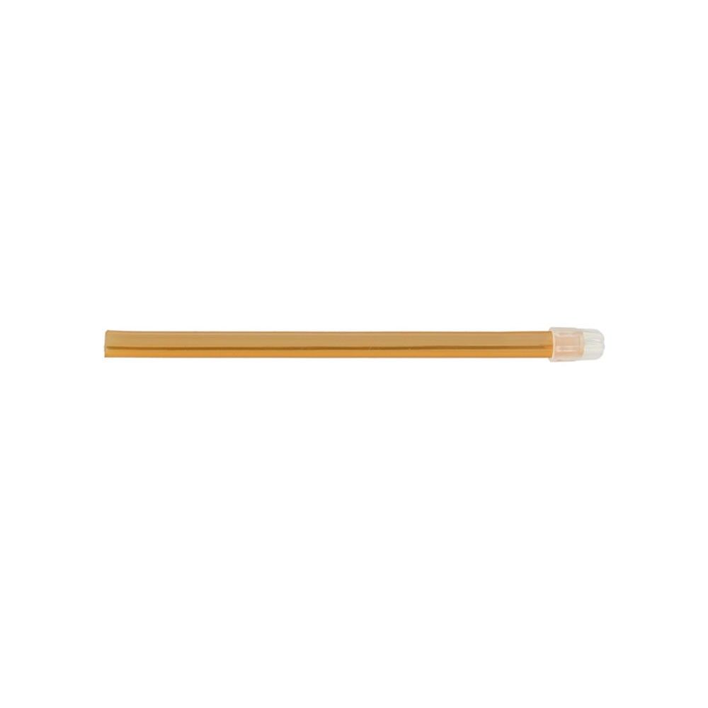 Euronda Monoart Speichelsauger mit loser Kappe, brauner Stiel