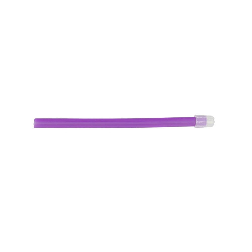 Euronda Monoart Speichelsauger mit loser Kappe, violetter Stiel