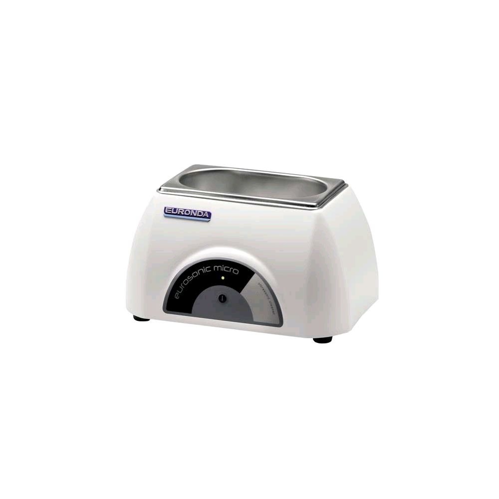 Euronda Eurosonic Micro Ultraschallreiniger mit Deckel, Bedienfeld und Füllkapazität 0,5 l