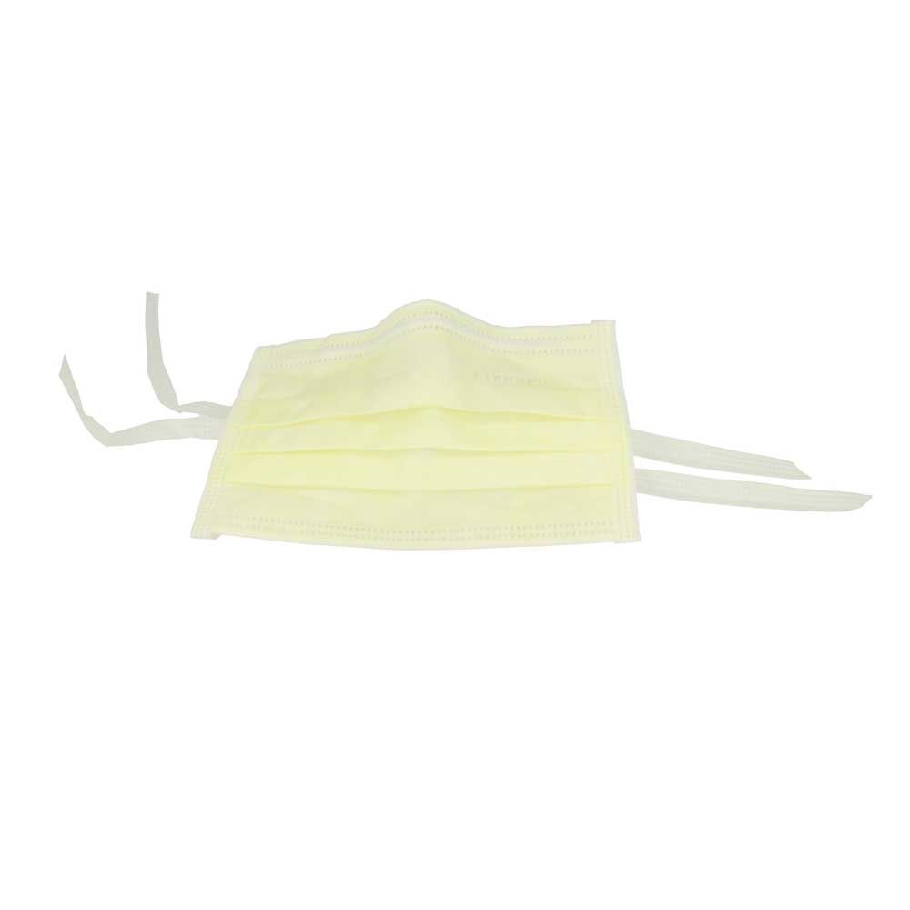 OP-Mundschutz mit Ohrbändern, gelb