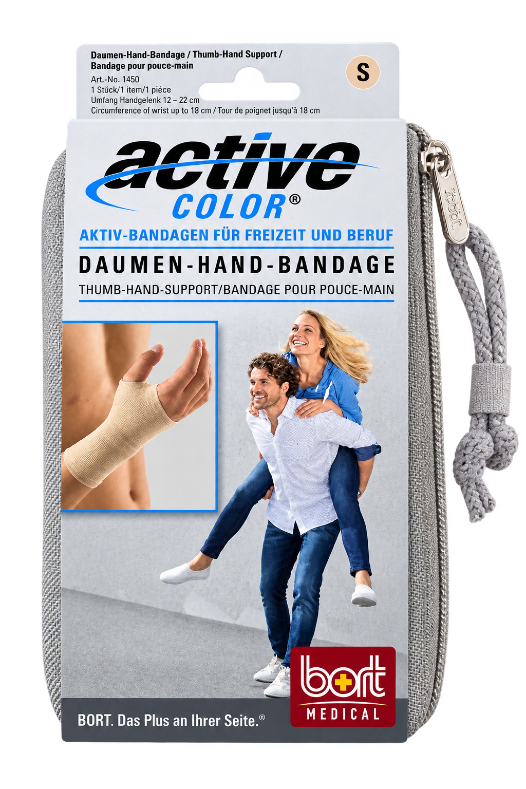 Daumen-Hand-Bandage mit hautfarbener Daumenstütze für festen Handgelenk-Support