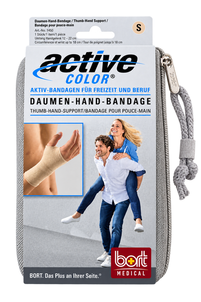 Daumen-Hand-Bandage mit hautfarbener Daumenstütze, verstellbarer Hand-Support
