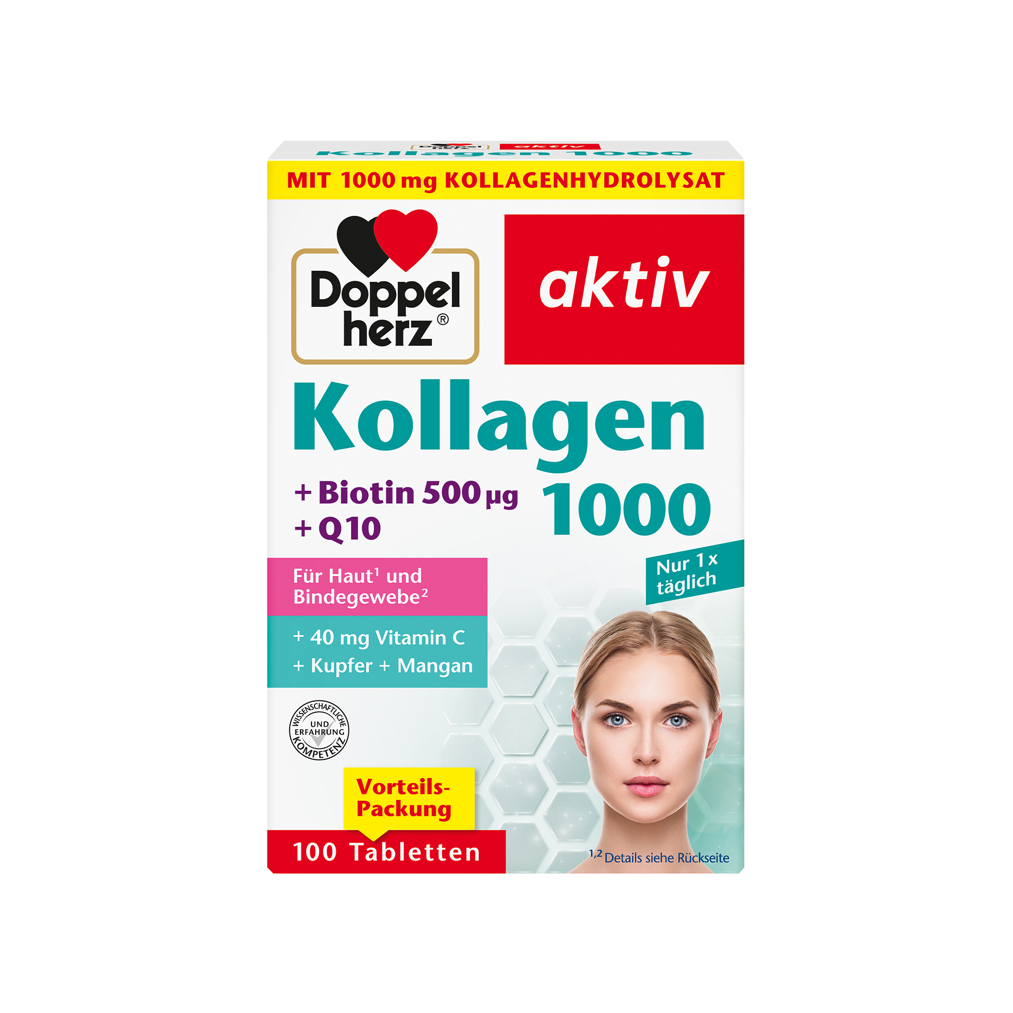 Doppelherz aktiv Kollagen 1000, 100 Tabletten